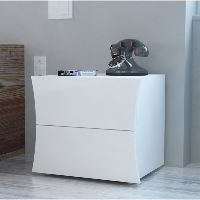 Kimbolton 50cm W Manufactured Wood Bedside Table
