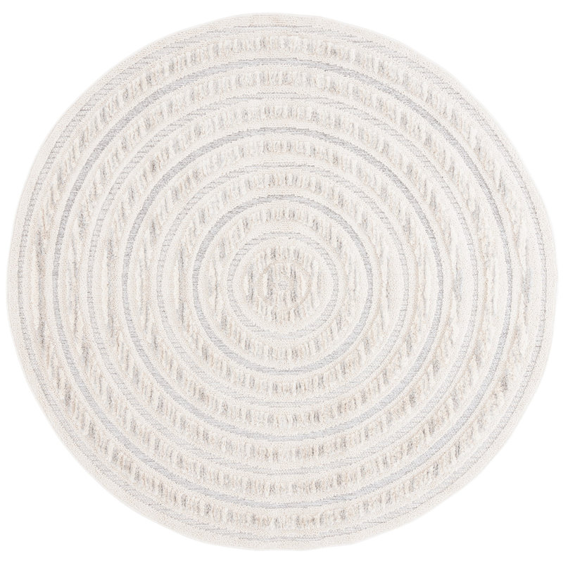 Chloe Performance Oriental Rug, Round 6'7"