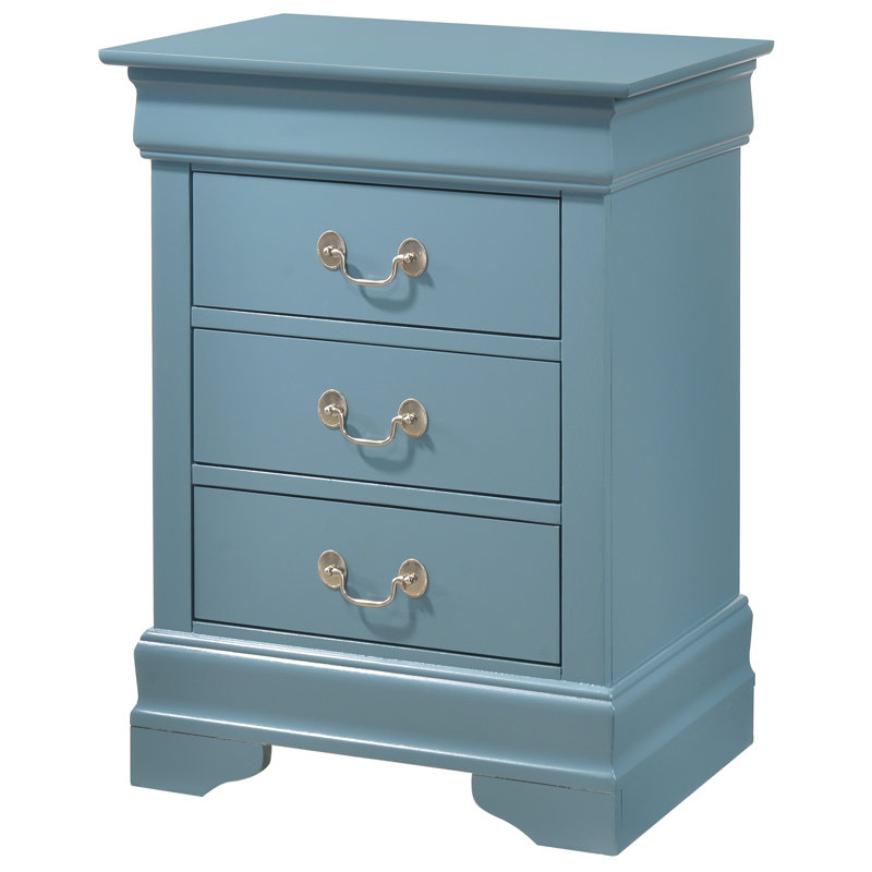 Table de chevet Traditional, Sarcelle