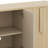 Versatile Buffet Cabinet - Beautiful Wood Sideboard With Adjustable Shelves & Unique Arc Handles-200650908