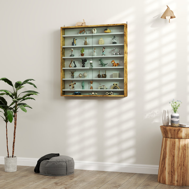 Display Cabinet, Oak/White