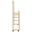 Aileah 90cm Rolling Clothing Rack