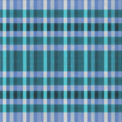 Tapis bleu ciel à motifs