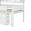 Lit mezzanine double avec toit à baldaquin-1801045014