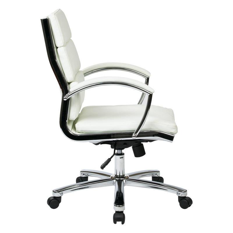 Fauteuil de conférence Alcindo, Blanc