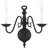 Benedetto Steel Candle Wall Light-628383621