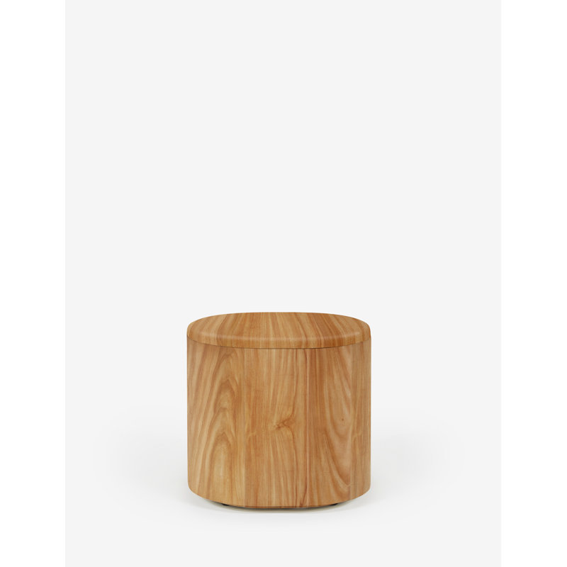 Table de bout ronde Kode, Naturel