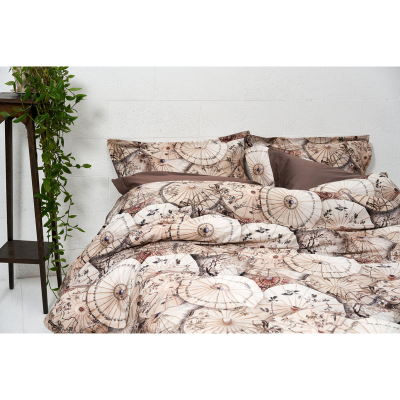 Zippy Abstract Duvet Cover Set with Pillowcases, 135 x 200cm Duvet Cover + 1 Pillowcase