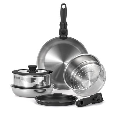 10 - Piece Stainless Steel Cookware Set