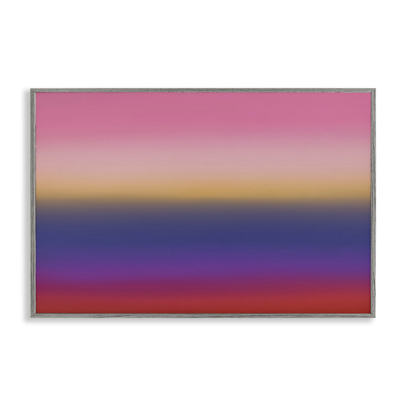 Au-delà de la mer, giclée encadrée, conçue par Atelier Posters, H 20 po x l 30 po, Estampe numérique Farmhouse