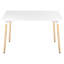 Timmy Solid Wood Base Dining Table