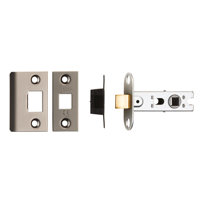 Lorie Tubular Mortice Latch, Matt Bronze, 2.5" H x 6.5" W x 2" D