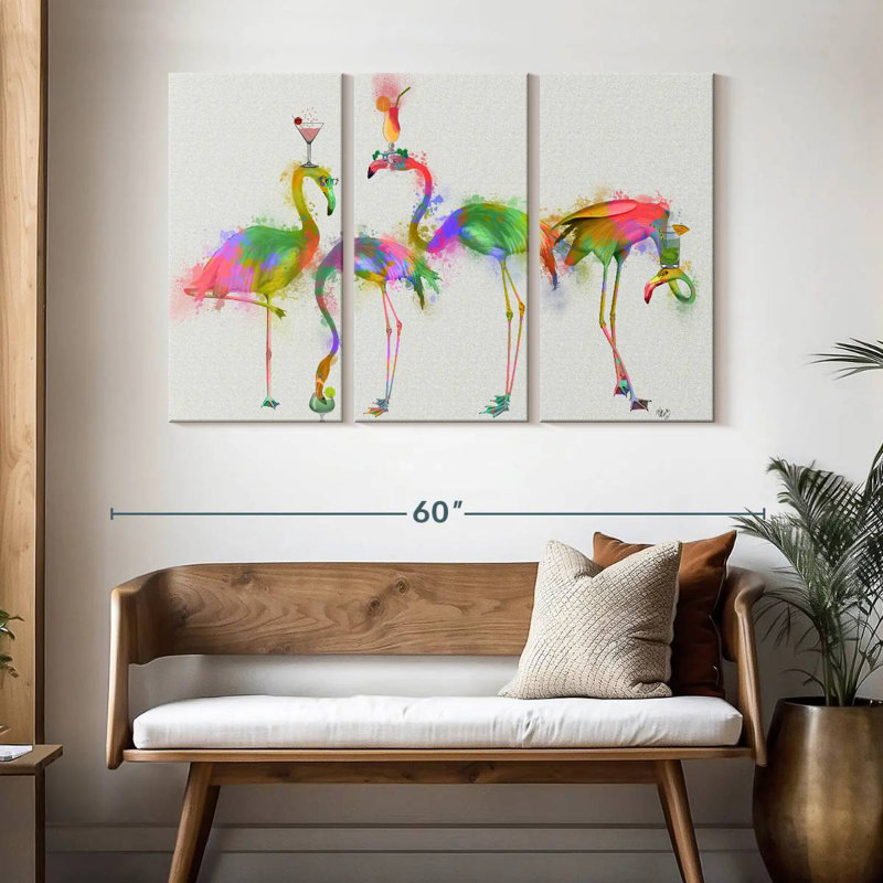 Brampt Rainbow Splash Cocktail Party, 32" H x 50" W