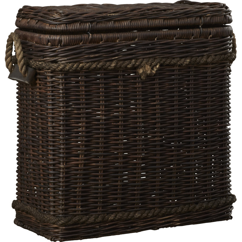 Coffre en osier Whyte, Dark Brown