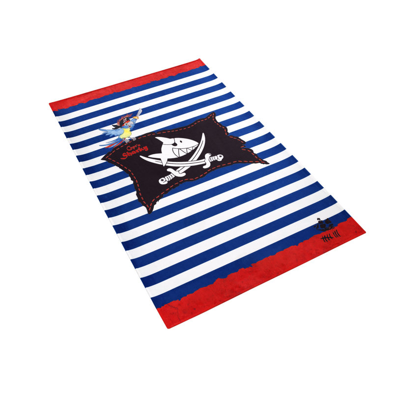 Striped Area Rug, Rectangular 100 x 160cm