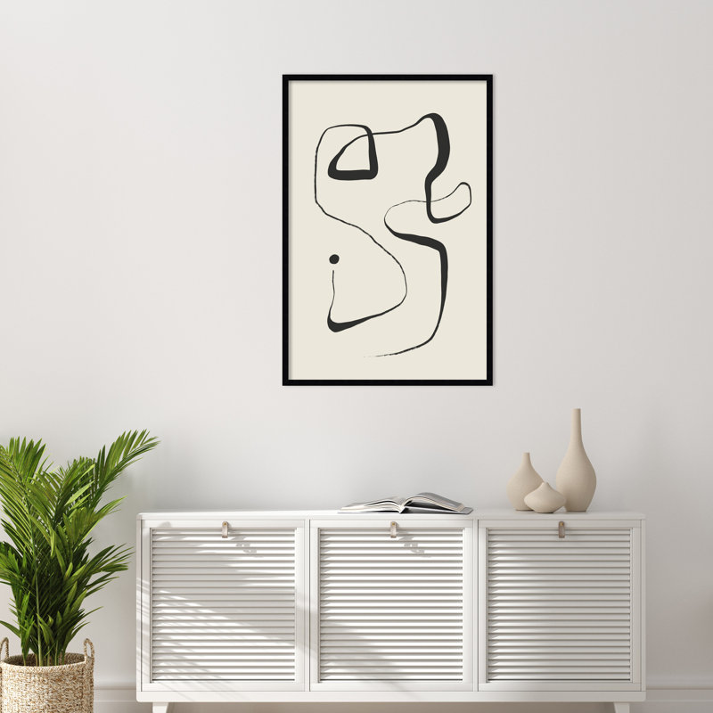 «Galya The Point» par Treechild, impression sur bois encadrée, Noir, noir, noir, noir, H 41 po x l 28 po