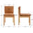 Alrich 21.75 " H Faux Leather Upholstered Solid Wood Side Chair-257596837