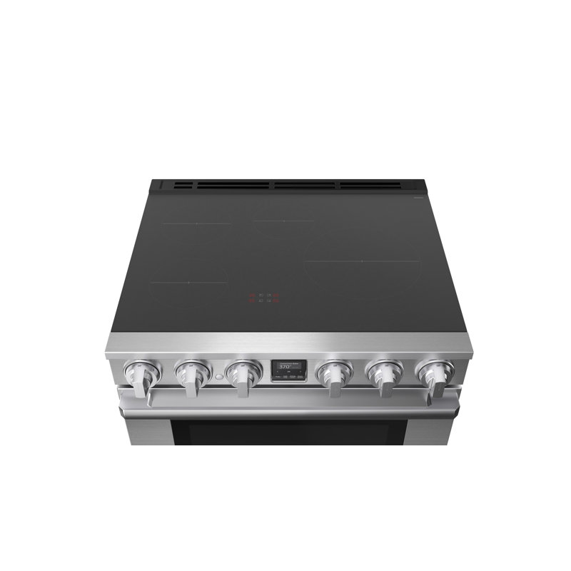 30" Pro-Range 4 Burners, Transitional, Silver, NG/LP, Induction