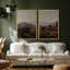 «Serene Valley Peaceful Landscape», 2 pièces sur toile-98374152-98374155