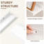 4.06cm H x 122cm W Bookcase