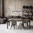  48"L 8-Light Black Metal Industrial Chandelier