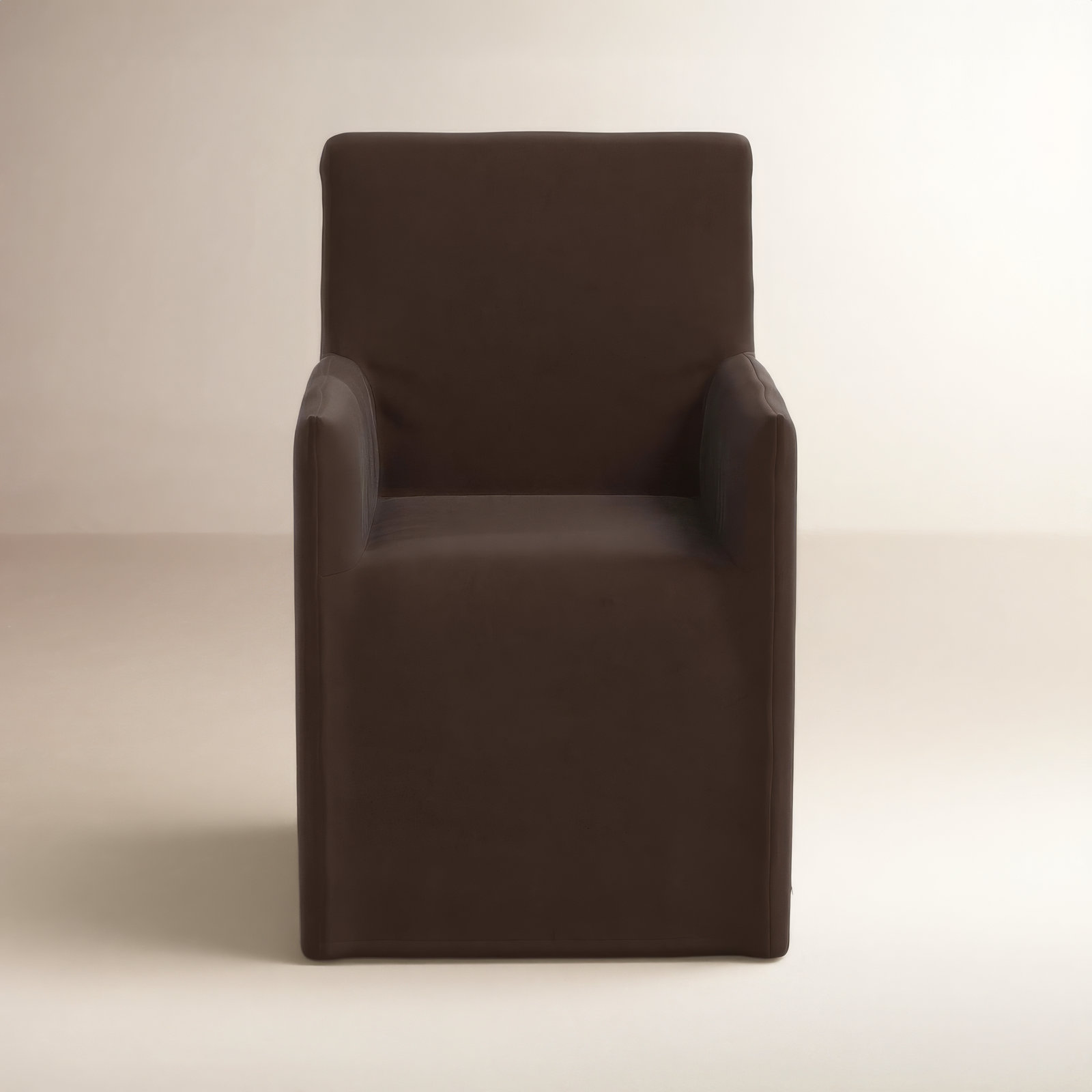 Silvia Dining Chair, Classic Chocolate Velvet