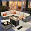 Premium All-Weather Wicker 6 - Person Patio Conversation Set with Cushions-98524813