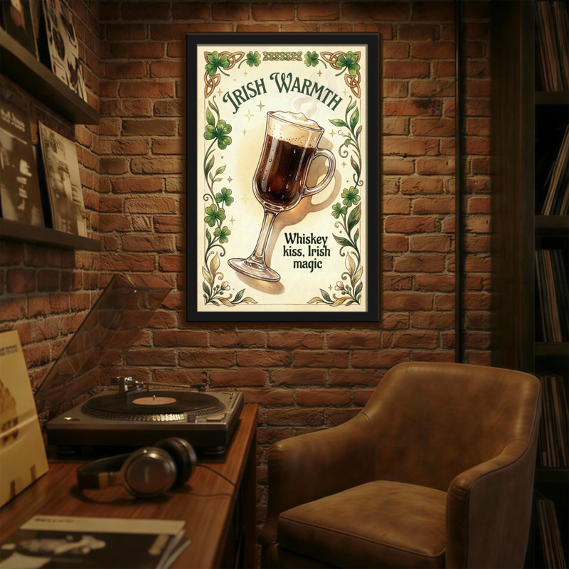 Mode irlandaise chaleur Whiskey Kiss Irish Magic, H 18 po x l 12 po