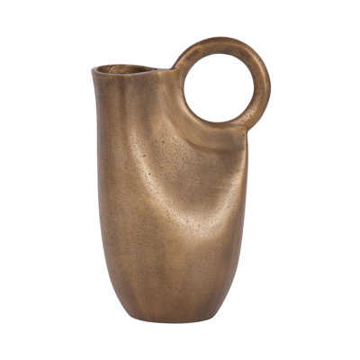 Vase à fleurs en métal Mahto
