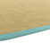 Keighley Sisal Beige/Aqua Blue Rug