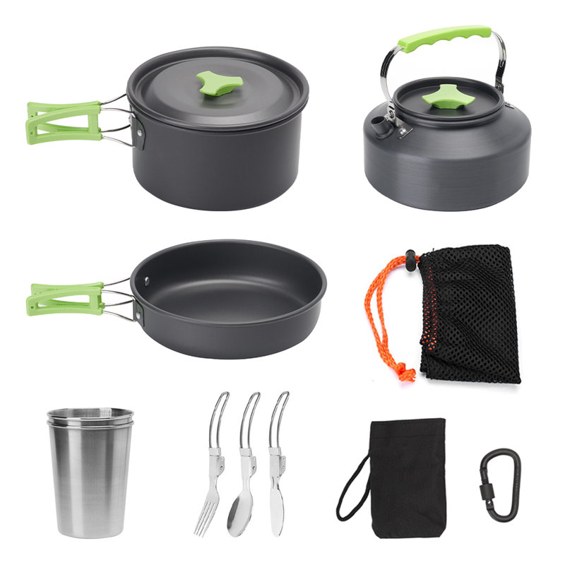 11 - Piece Aluminum Alloy；Stainless Steel Cookware Set