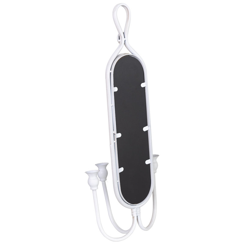 Metal Wall Wall Sconce, White