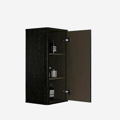 Floating Bathroom Floating Side Cabinet, Wall-mounted Storage Cabinet for Small Spaces, Pre-assembled