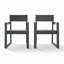 Fauteuils d'extérieur et de jardin en PEHD avec chaises au design moderniste-1751260890