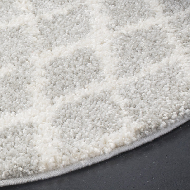 McCaysville Argyle Hand Woven Area Rug, Round 155 cm