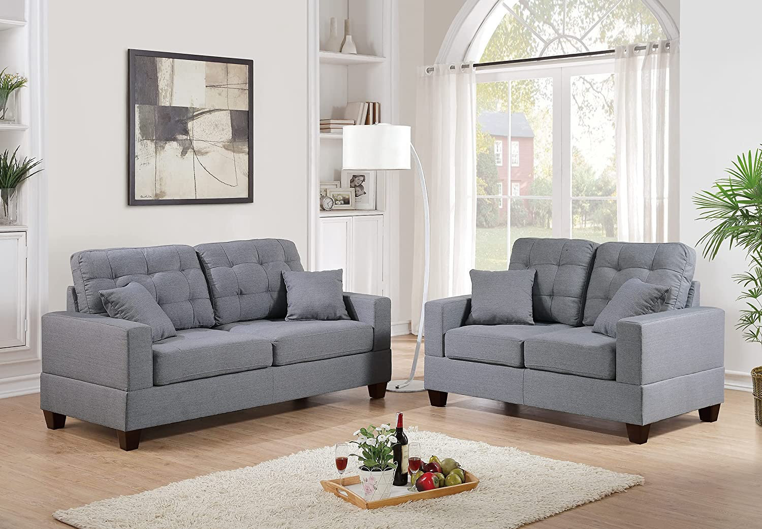 Ebern Designs Melia 2 Piece Living Room Set & Reviews | Wayfair