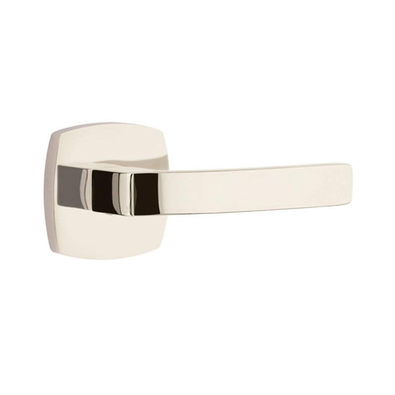 Breslin Double Dummy Door Lever, Right, Bright Nickel