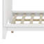 Base de lit moderne à profil bas avec tête de lit élégante et sommier à lattes solides pour le soutien du matelas-354044104