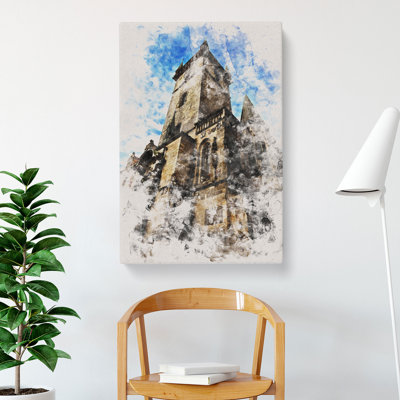 Old Town Hall In Prague - Wrapped Canvas Print