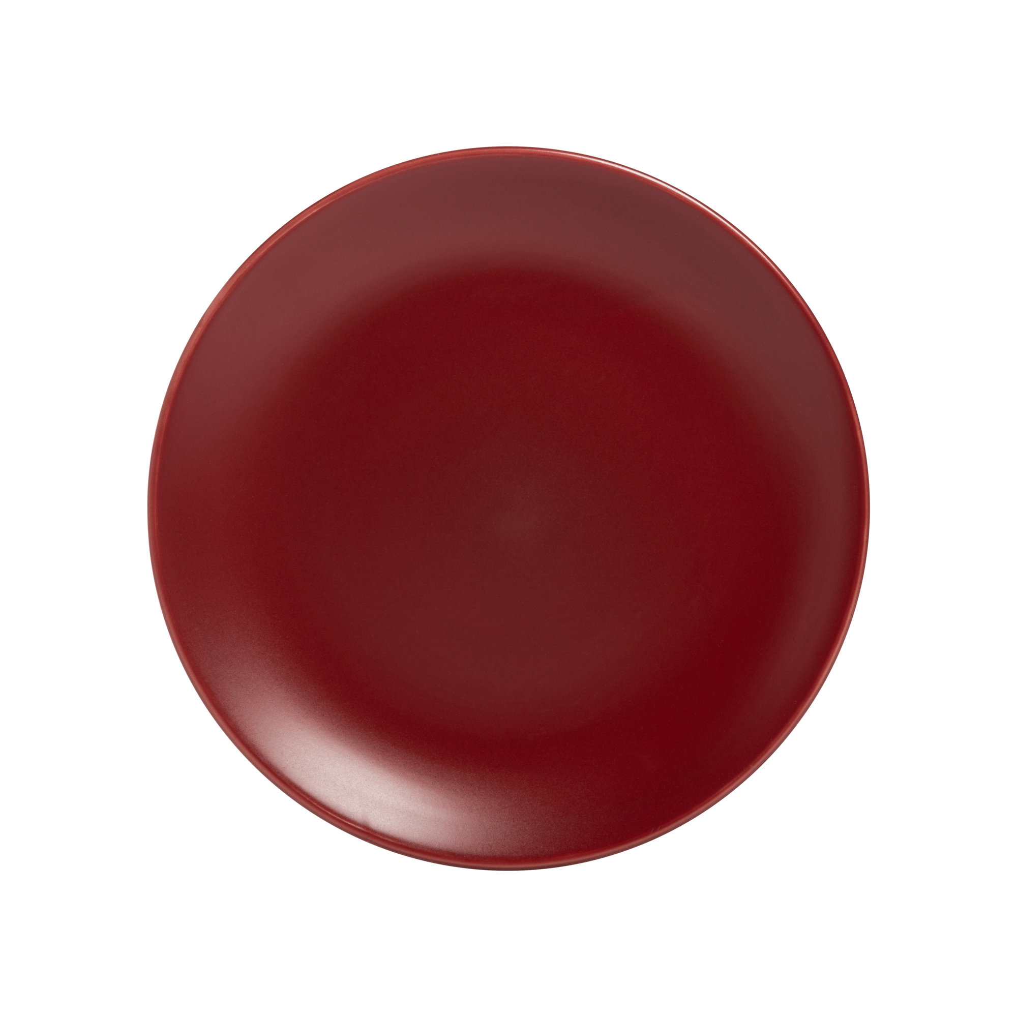 Wazee Matte 7.75" Salad Plate, Red