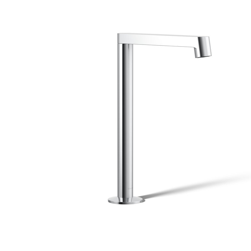 Components Tallbathroom Sink Spout with Row Design, Polished Chrome