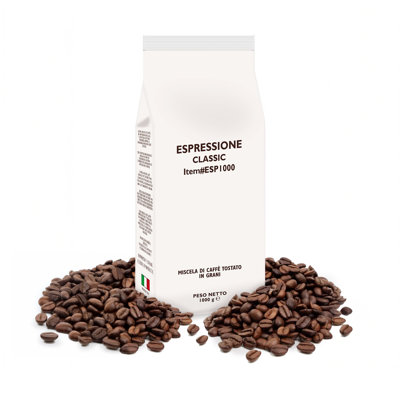Mélange de café espresso classique espresso de 1 kilo (2,2 lb) Espressione