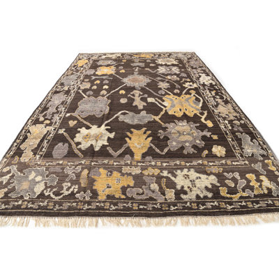 Tapis brun Ogden