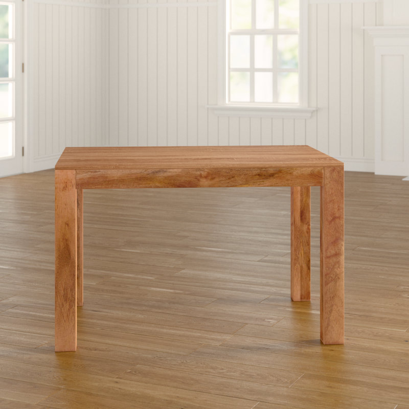 Adeliza Solid Wood Dining Table, 76 H x 120 W x 80 D