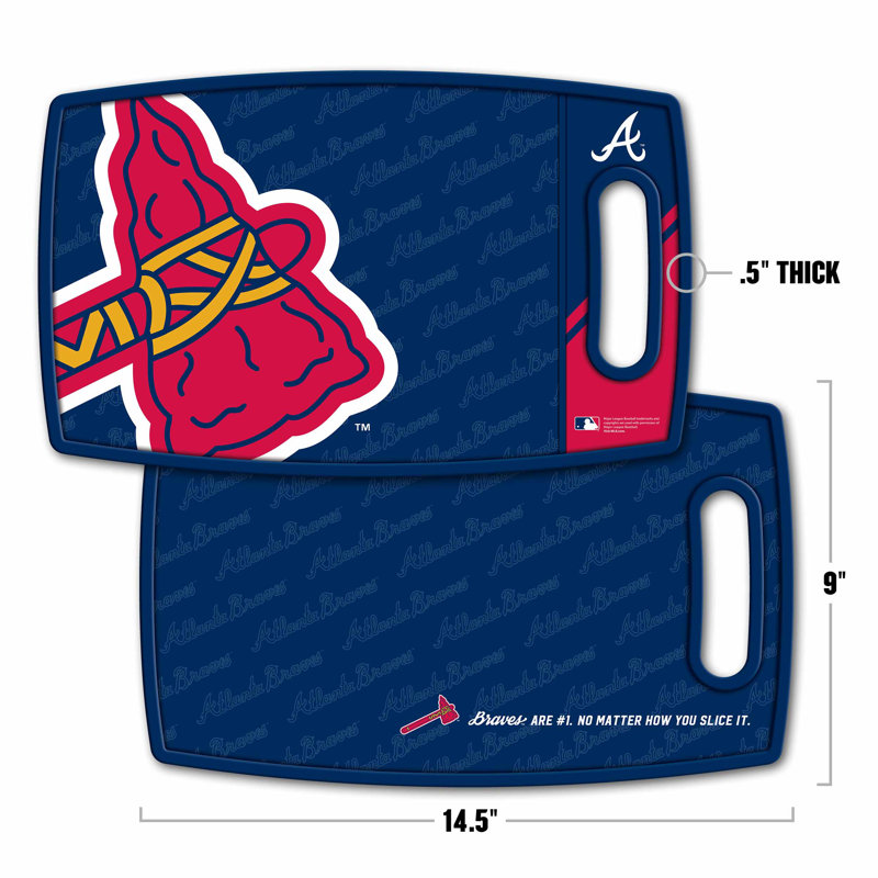 MLB Logo Series Cutting Board, MLB Atlanta Braves