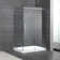 Moselle 44" x 77.5" Rectangular Sliding Shower Enclosure with Base