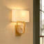 Luminaires muraux modernes avec abat-jour en tissu Modern Mariner