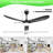 Smart Ceiling Fan With Lights 2 Downrods, 3 ABS Fan Blades, Reversible Quiet Dc Motor For Indoor Bedroom Farmhouse-799076510-799076507