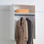 Système d'organisation mural en bois blanc Devi-1139267017