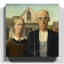 American Gothic by - Wrapped Canvas-19089456